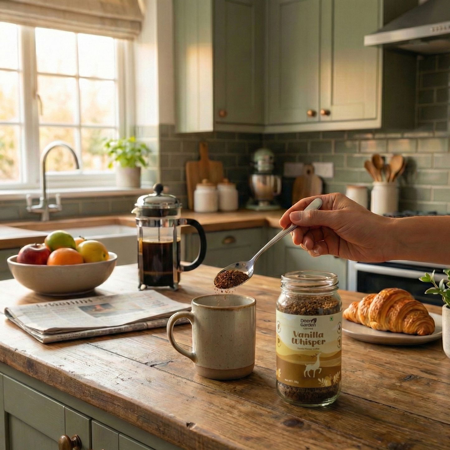 Vanilla Whisper – Smooth Vanilla Flavored Instant Coffee