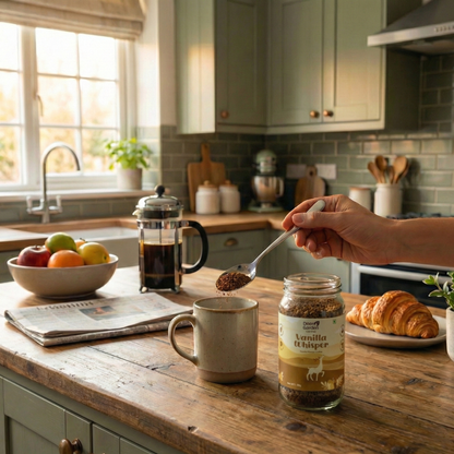 Vanilla Whisper – Smooth Vanilla Flavored Instant Coffee