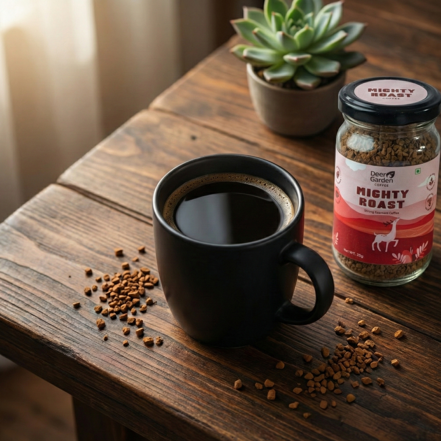 Mighty Roast – Strong Espresso Instant Coffee