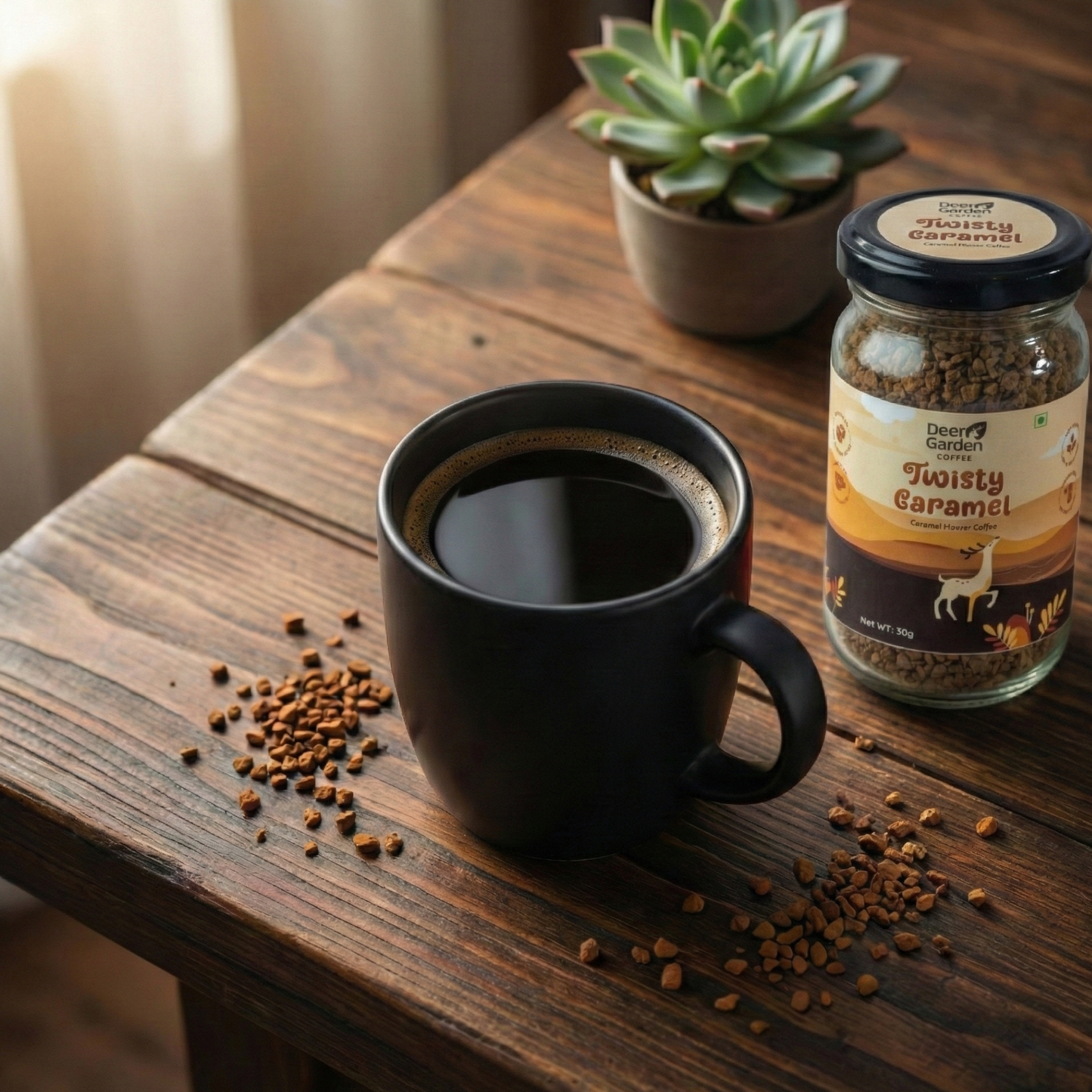 Twisty Caramel – Rich Caramel Flavored Instant Coffee