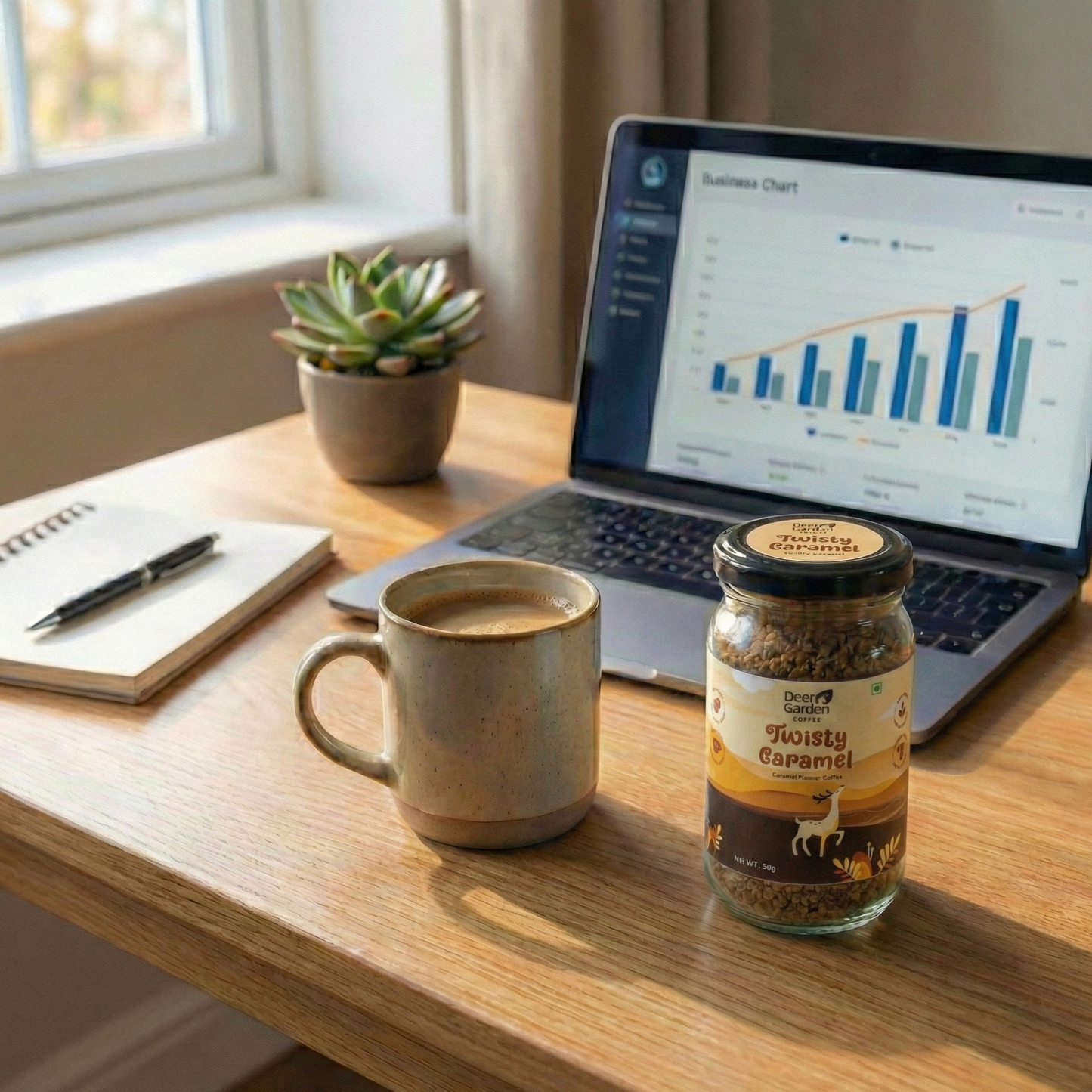 Twisty Caramel – Rich Caramel Flavored Instant Coffee