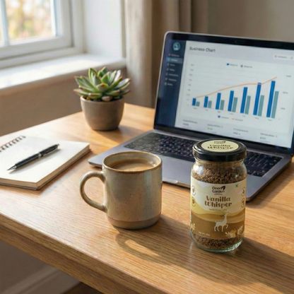 Vanilla Whisper – Smooth Vanilla Flavored Instant Coffee